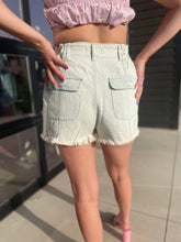 Load image into Gallery viewer, Sinched denim shorts
