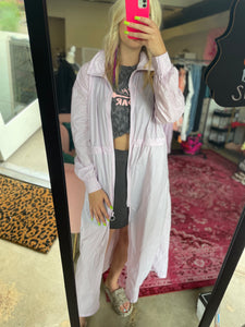 Lilac rain jacket