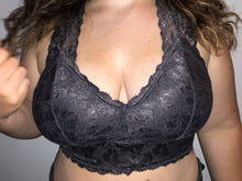 Load image into Gallery viewer, Grey bralette- plus size
