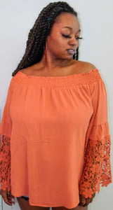 Orange blouse